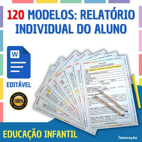 Modelo De Relatorio 1 Ano - Modelos prontos de Relatório Individual para o 1º Ano