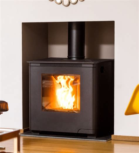Island Lundy 8 Conventional Flue Pellet Boiler Stove Direct Stoves