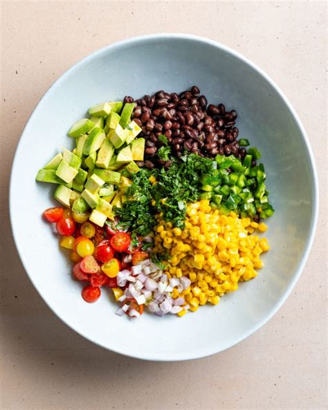 Quick And Healthy Corn And Black Bean Salsa With Avocado • Daisybeet