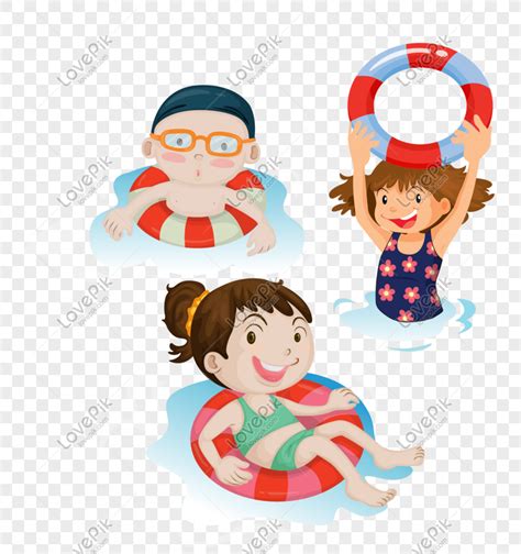 Kids Swimming Clipart Free