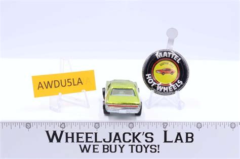 Custom Amx Antifreeze Yellow Lime Redline Hot Wheels Mattel Vintage Button Wheeljack S Lab