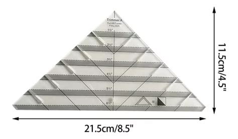 Una Regla Plantilla De Costura Plantilla De Regla De Retaz Cuotas