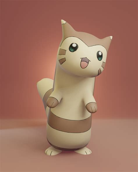 Stl File Pokemon Furret 🐉・3d Printable Model To Download・cults