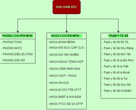 Sơ đồ Tổ Chức Bệnh Viện