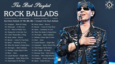 Best Rock Ballads Songs Of 70s 80s 90s Best Rock Rock Ballad