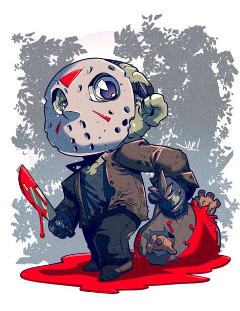 Chibi Jason Voorhees 8 5x11 Print Etsy Canada