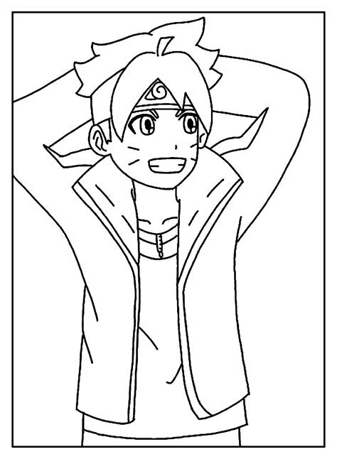 Desenhos Do Boruto Para Colorir Bora Colorir