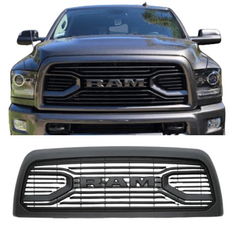 Front Grille For 2013 2014 2015 2016 2017 2018 Dodge Ram 2500 3500 Ho