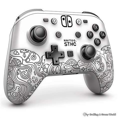 Video Game Controller Coloring Pages Free And Printable