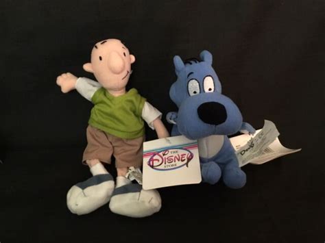 Nwt Disney Store Doug And Porkchop Bean Bag Dolls Ebay