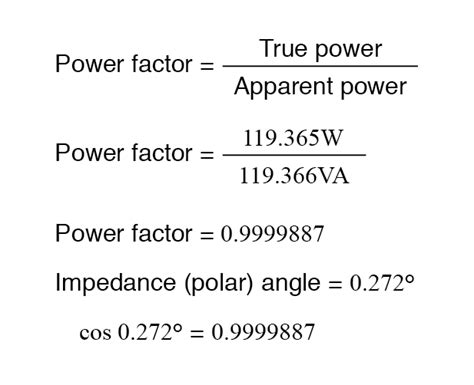 Power Factor Formula Ac Circuit