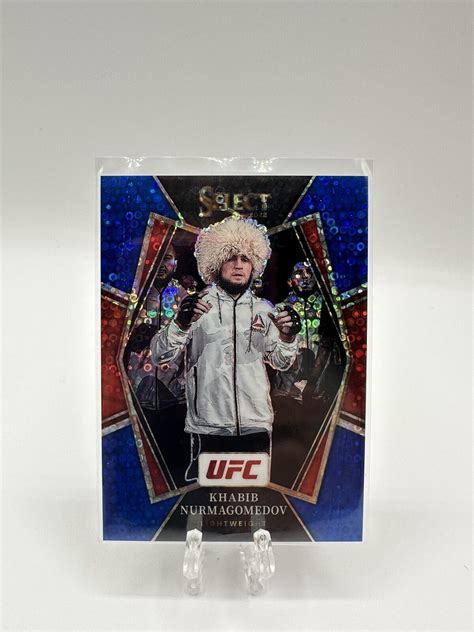 2022 Panini Select UFC Khabib Nurmagomedov Blue Disco Premier Level 49