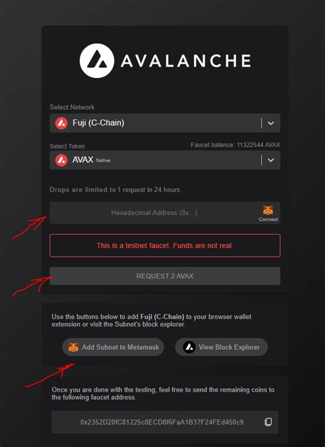 MTomczak On Twitter 3 Faucet AVAX Fuji Faucet Avax