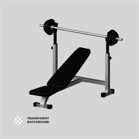 Equipo de gimnasio ilustración de icono renderizado en 3d Archivo PSD