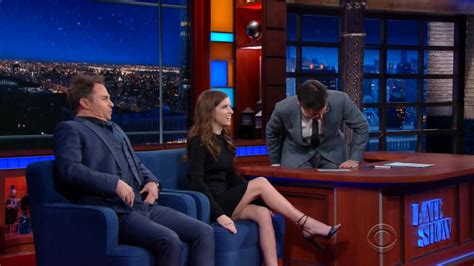Naked Anna Kendrick In The Late Show With Stephen Colbert