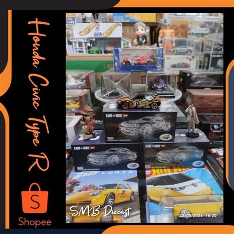 HOT WHEELS HONDA 風火輪 99 本田思域 TYPE R EK9 霓虹飛車丟失 蝦皮購物