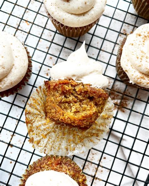 Gluten Free Carrot Cake Cupcakes With Cinnamon Frosting More Momma