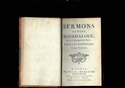 SERMONS DU PERE BOURDALOUË POUR LES DIMANCHES 4 TOMES COMPLET 1726 eBay