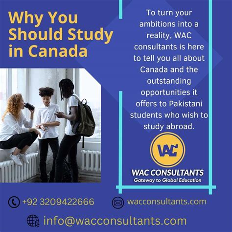 Why You Should Study In Canada WAC Consultants