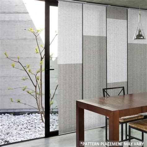 Godear Design London Suit Natural Woven Adjustable Sliding Window Panel