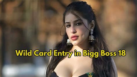 Bigg Boss 18 Glamorous Addin Rose The New Wild Card Entry In Bigg Boss