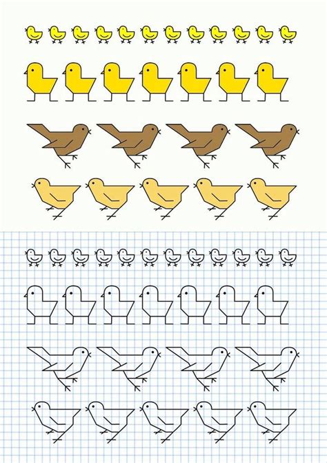 Готовим руку к письму. Рисуем по клеточкам.