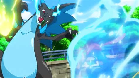 Greninja De Ash Vs Mega Charizard X Ash Vs Alan Satoshi Vs Alain PokÉmon Xyz Nuevos