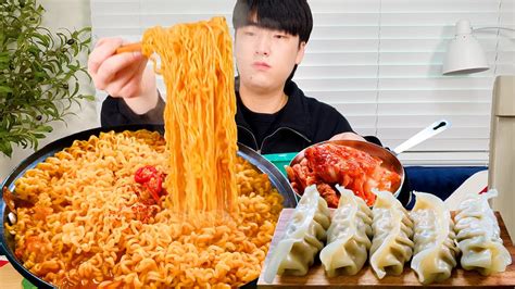 면세끼 해장 좀 하고 갈게요 공화춘 삼선짬뽕 3봉이랑 만두🥟 먹방 Asmr Real Sound Ft 김치