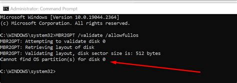 Convert MBR to GPT Using MBR2GPT || Unable beacause System Reserved ...