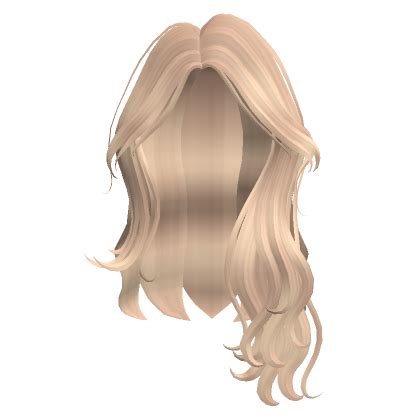 Wavy Blonde Hair Roblox