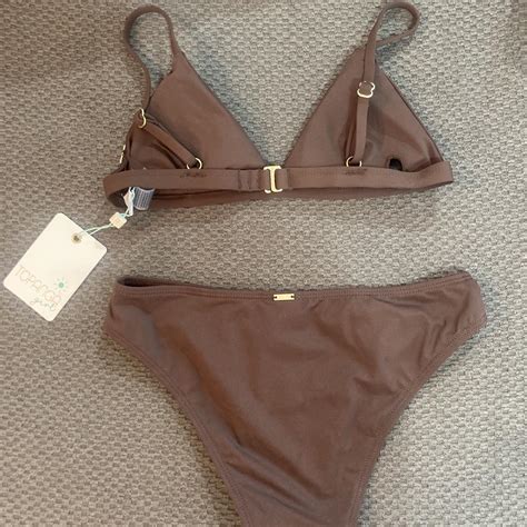 Product Girls Jojo Bikini Set Fixed Triangle Top Depop