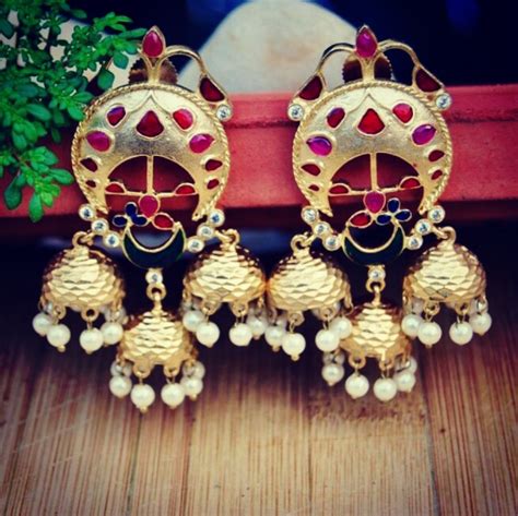 Trendy Designer Jhumka From Orne Jewels South India Jewels