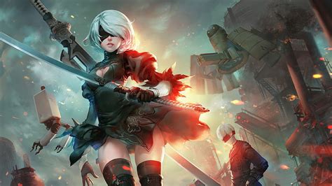 Nier Automata Fan Arts Nier Automata Juegos Artista Obra De Arte