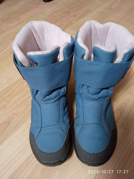 Зимние ботинки QUECHUA из Декатлона. Состояние отличное. Размер 34. 800 ...