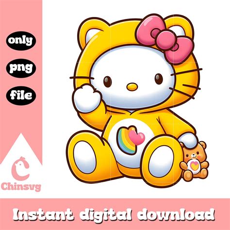 Yellow care bears hello kitty png, care bears movie png – Chinsvg