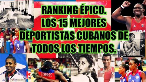 Ranking Pico Los Mejores Deportistas Cubanos De Todos Los Tiempos