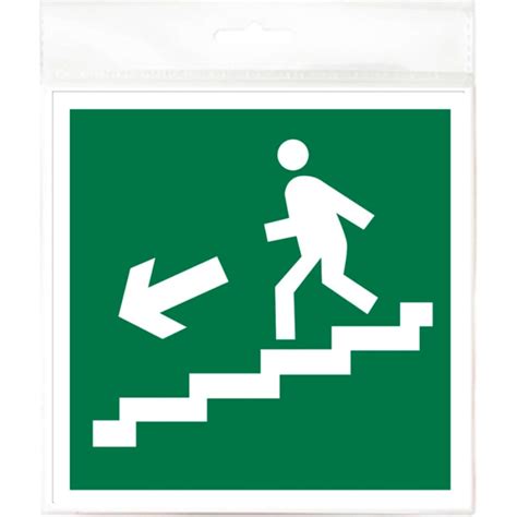 Контур Лайн Табличка Выход налево вниз 200x200 10FC3901 - выгодная цена ...