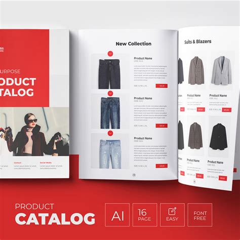 Multipurpose Product Catalog And Fashion Catalog Magazine Template