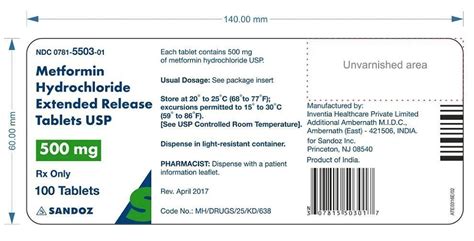 Metformin Extended Release Tablets Fda Prescribing Information Side Effects And Uses