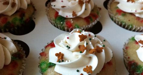 Naked Cupcakes Christmas Confetti Cupcakes