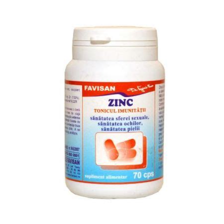 Zinc Capsule Favisan Farmacia Tei Online