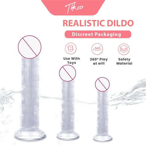 Lemezee Inch Transparent Dildo With Suction Cup Eggless Adult Sex Toy Shopee Philippines