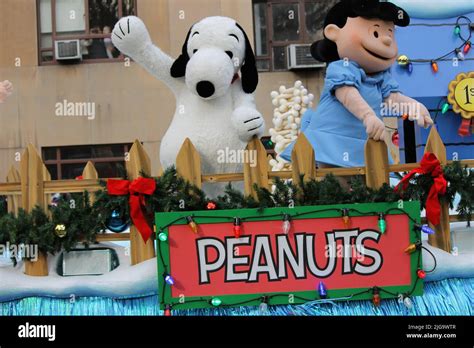 Balloons Of The Macys Thanksgiving Day Parade Nyc Usa Stock Photo