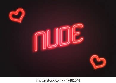 Nude Neon Light Stock Illustration Shutterstock