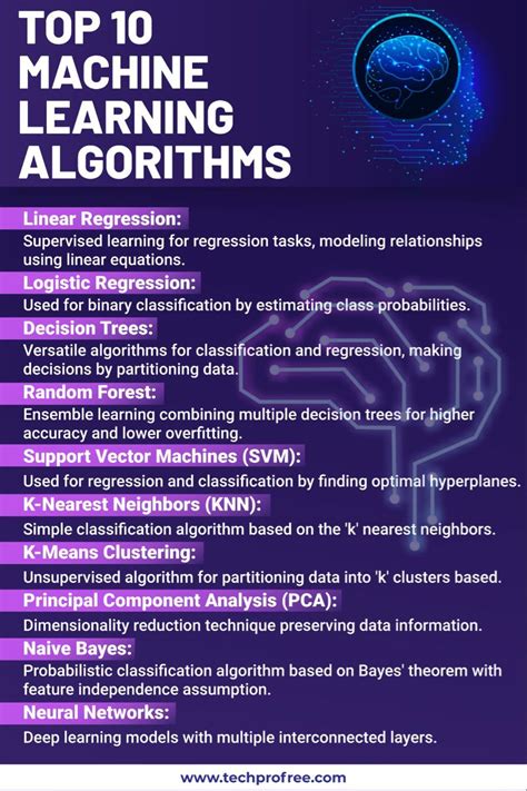 Top 10 Machine Learning Algorithms In 2024 Data Science Learning