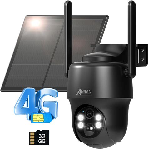 Anran G Lte Telecamera Solare Con Sim Scheda K Telecamera Esterno