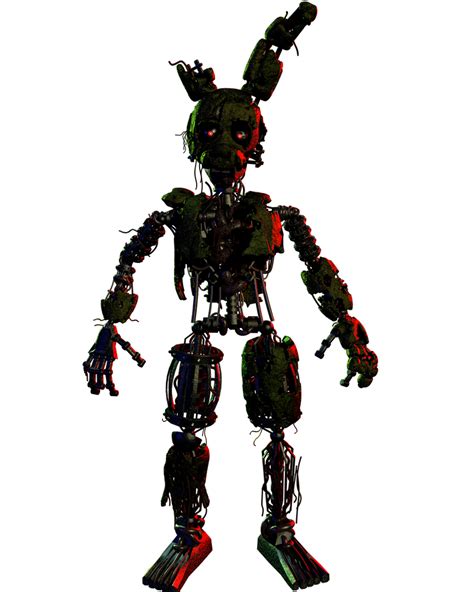 C4dfnaf Ignited Springtrap V5 Fullbody By Springreg On Deviantart