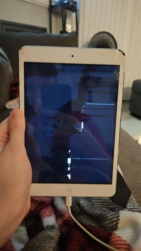 Old Ipad mini that hasn't turned completely on in years. I just want