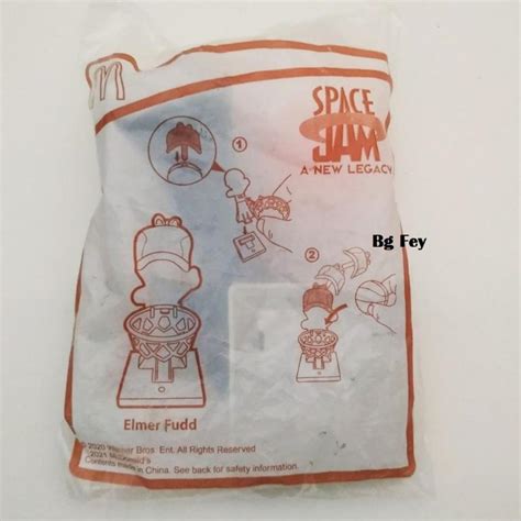 Happy Meal Mcd Mcdonalds Space Jam Elmer Fudd Segel Toys