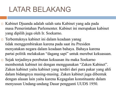 Keberhasilan Kabinet Djuanda